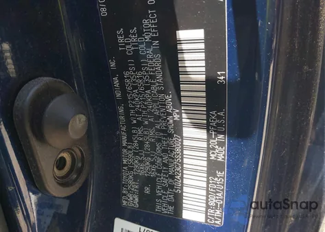 2005 Toyota Sienna Ce из США, поврежденный, VIN 5TDZA23C75S380027